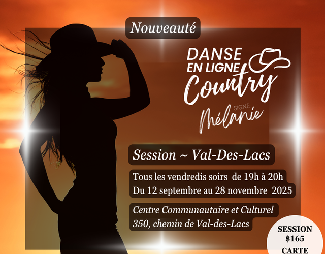 Danse en ligne Country