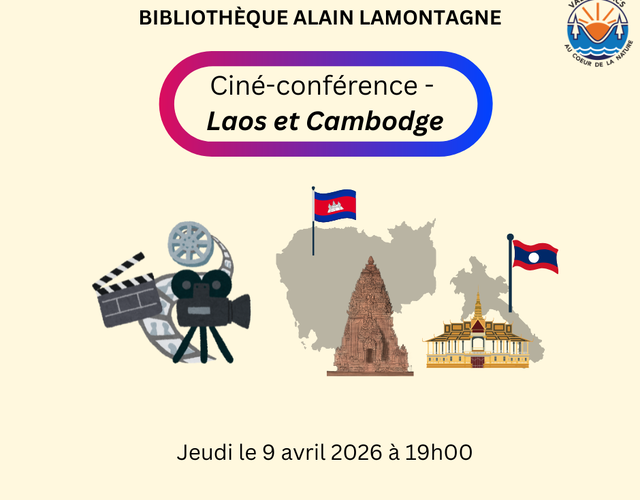 Ciné-conférence : Laos et Cambodge