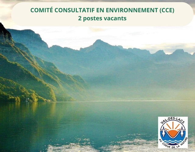 COMITÉ CONSULTATIF DE L'ENVIRONNEMENT (CCE) - 2 postes vacants