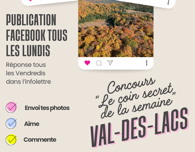 Concours photo - Le coin secret de la semaine