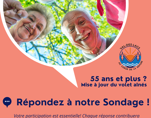 Sondage auprès des 55 ans et plus