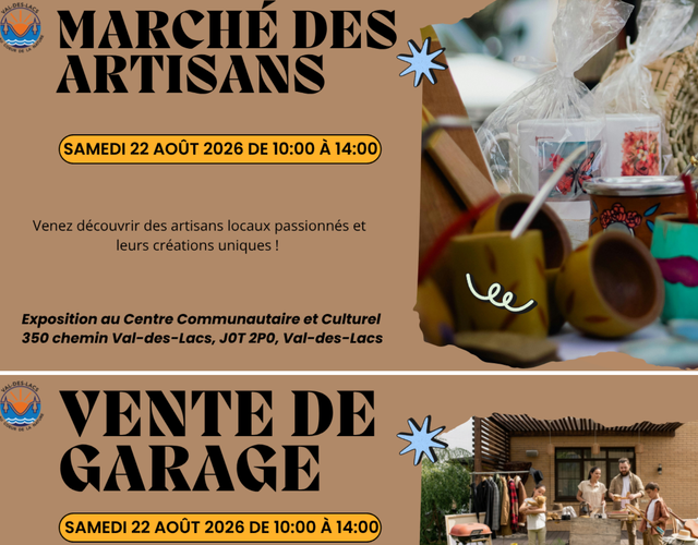 Marché des artisans & Vente de garage