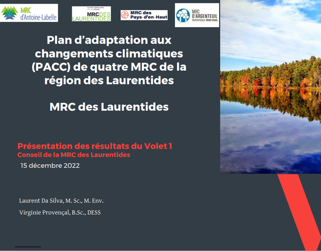 Plan d'adaptation aux changements climatiques
